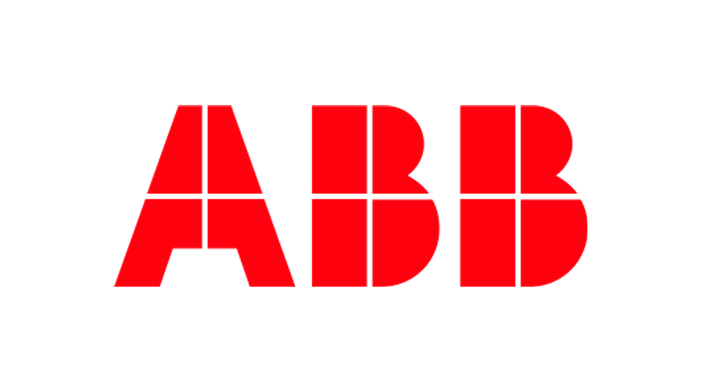 ABB red wordmark