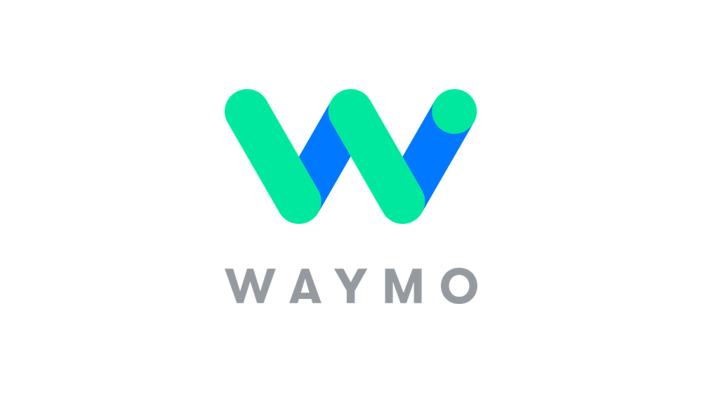 Waymo multicolor W emblem and wordmark