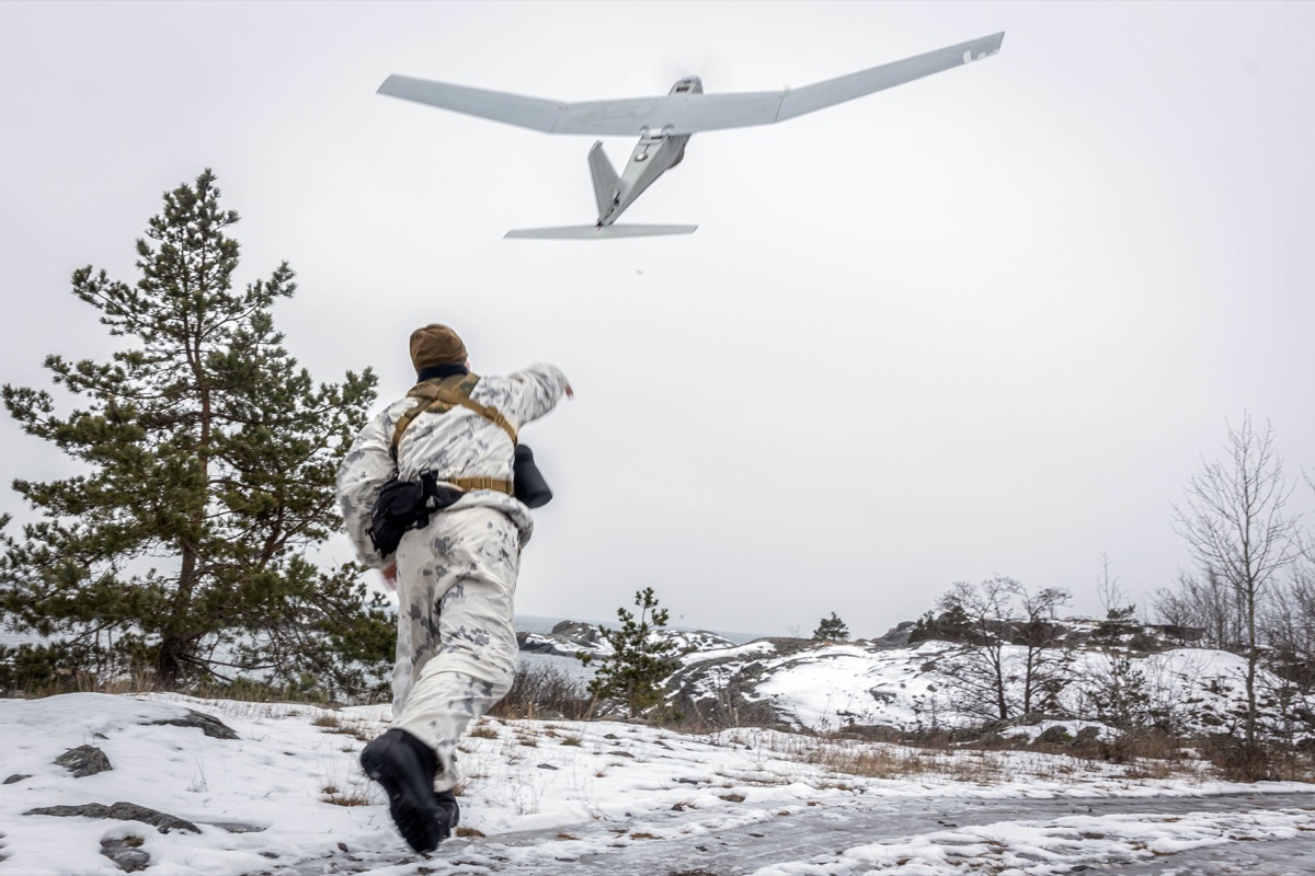 AeroVironment Puma AE hand-launched aircraft