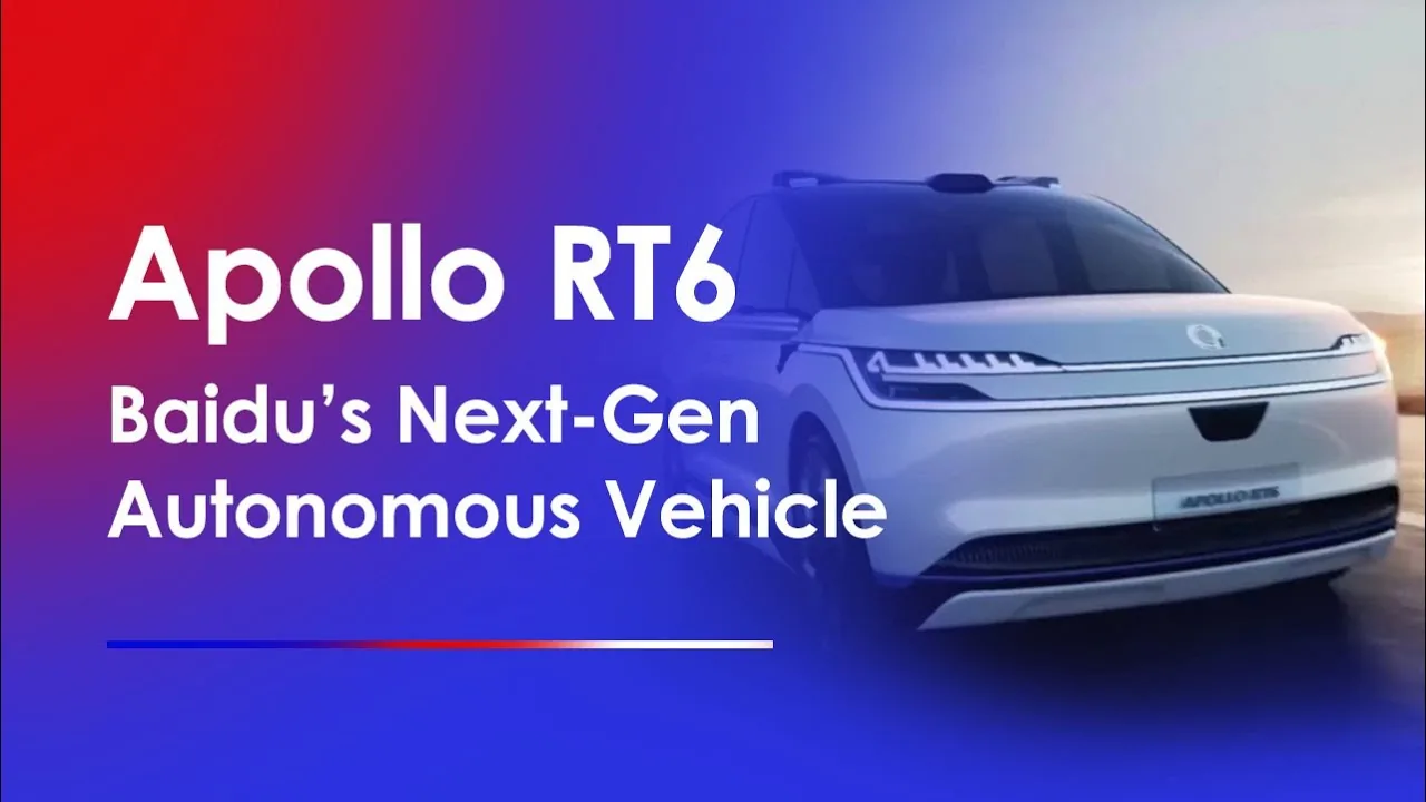 Baidu Apollo RT6 purpose-built autonomous robotaxi