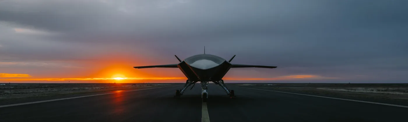 Boeing MQ-28 Ghost Bat uncrewed aircraft in flight