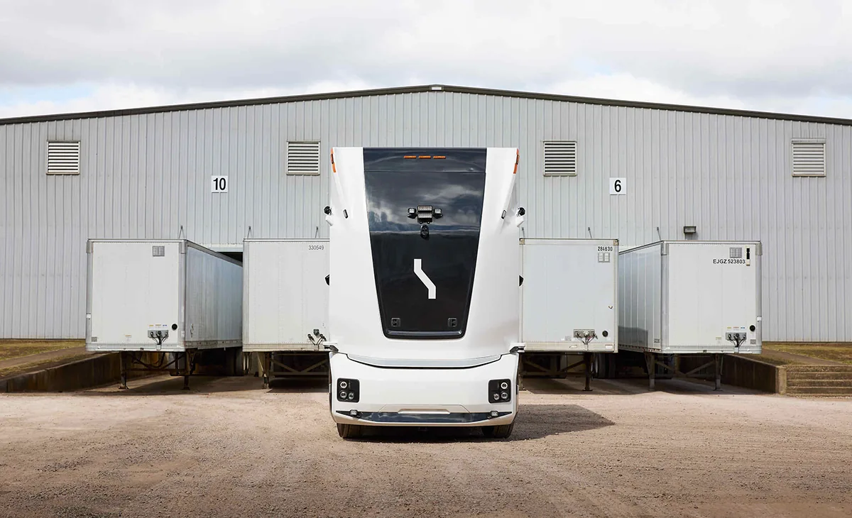 Einride cabless autonomous electric freight truck