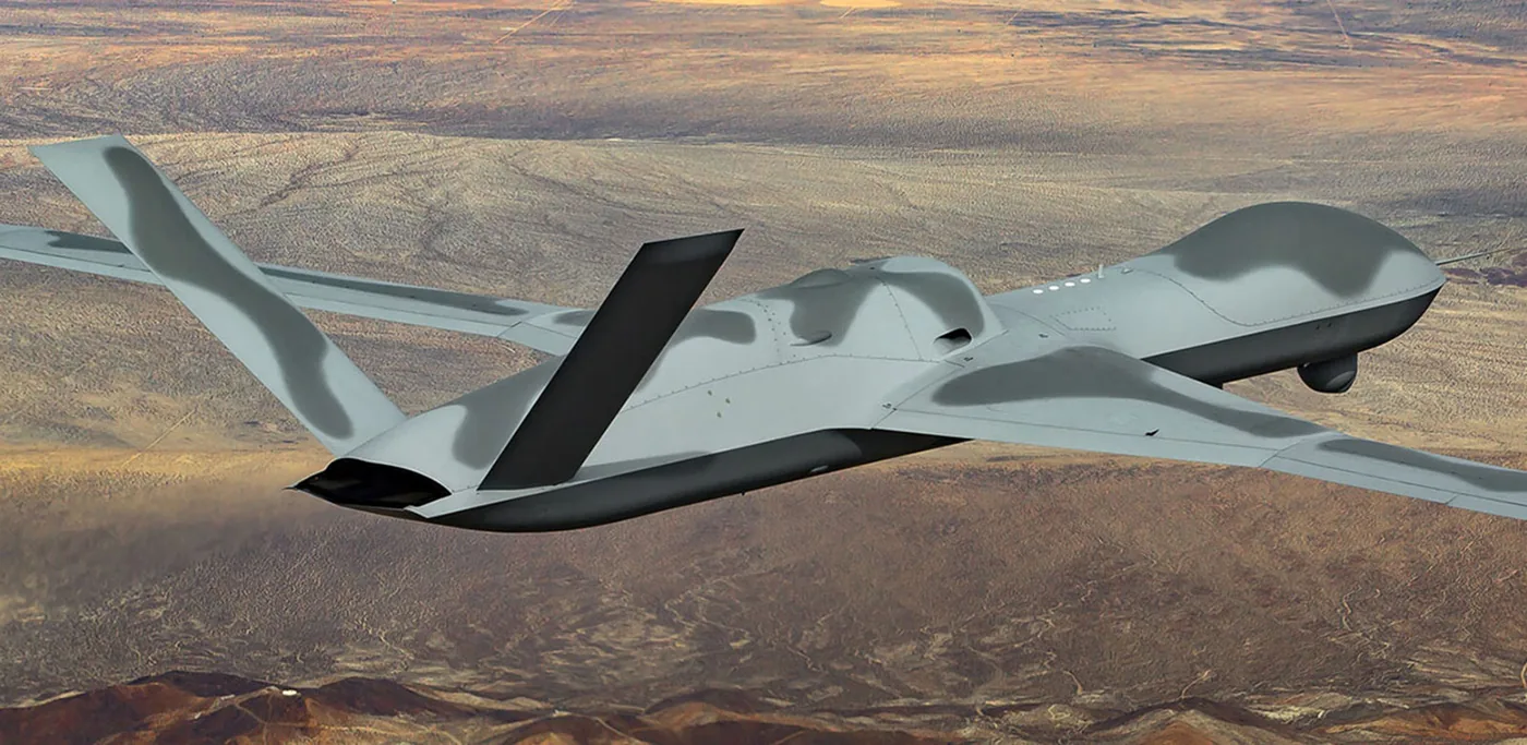 General Atomics Predator C Avenger remotely piloted aircraft in flight