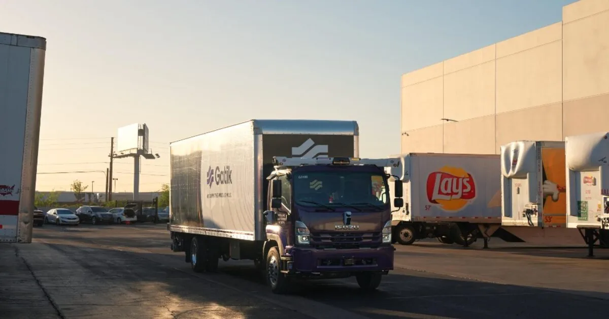 Gatik autonomous middle-mile box truck