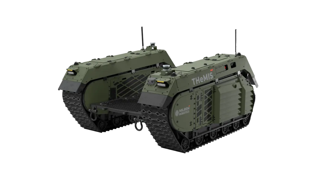 Milrem Robotics THeMIS tracked unmanned ground vehicle