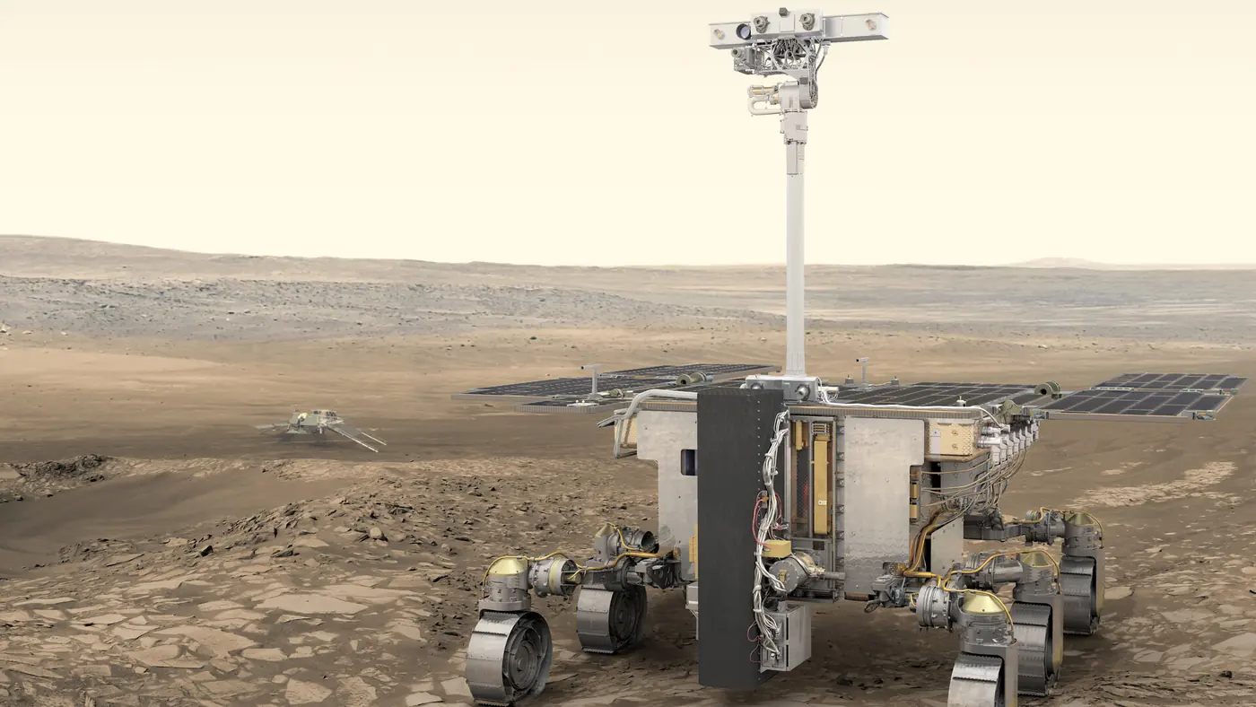 Official source-page image showing Rosalind Franklin Rover.