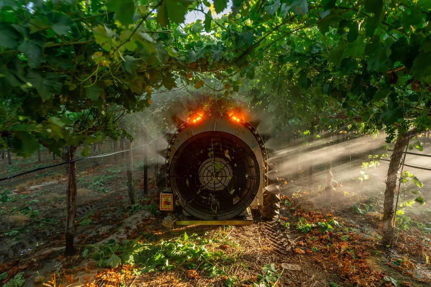 Official source-page image showing GUSS Autonomous Orchard Sprayer.