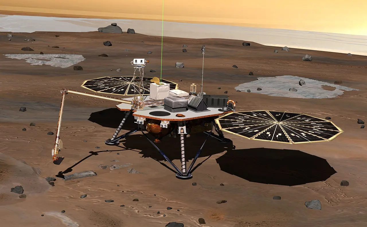 Official source-page image showing Phoenix Lander.