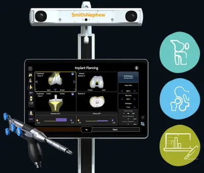 Official Smith+Nephew image of the CORI Surgical System.
