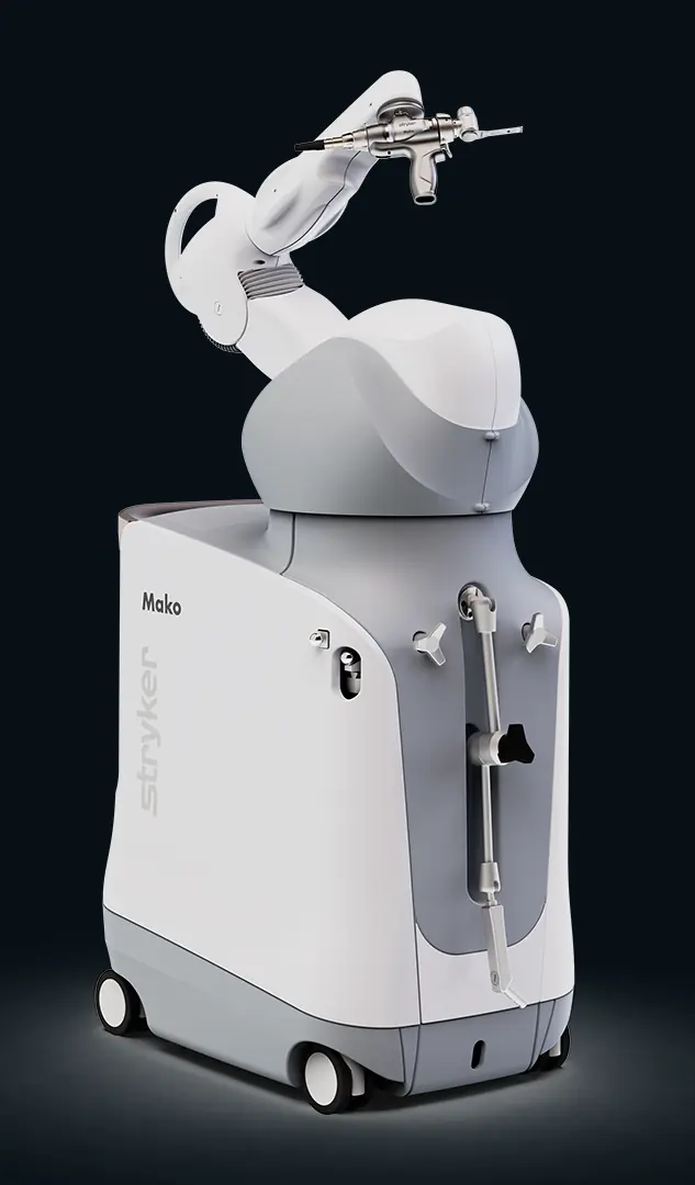Official source-page image showing Mako Total Knee.
