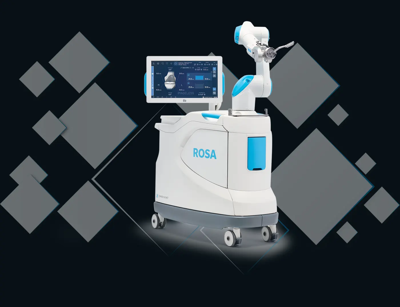 Official source-page image showing ROSA Knee.