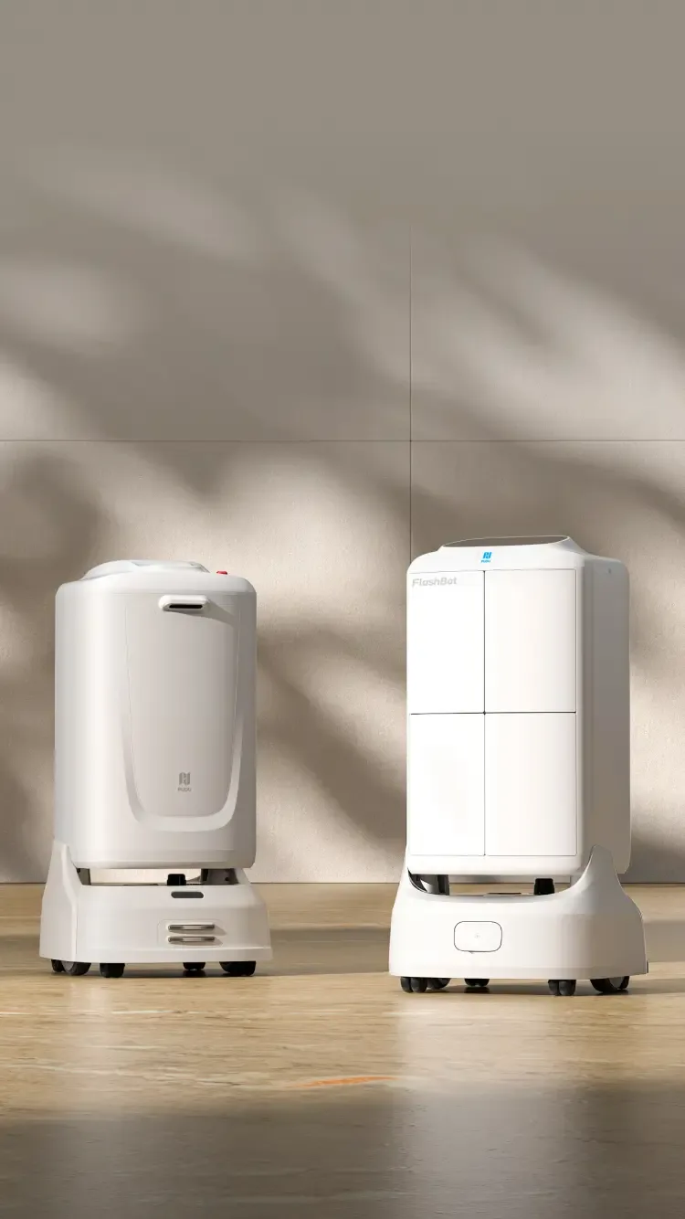 PUDU FlashBot Max building delivery robot